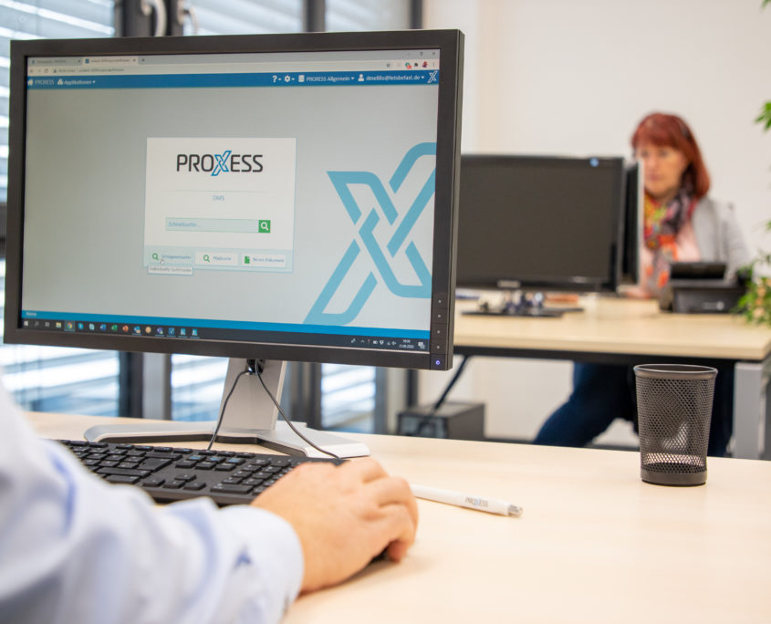 PROXESS 10 DMS_Bildschirm