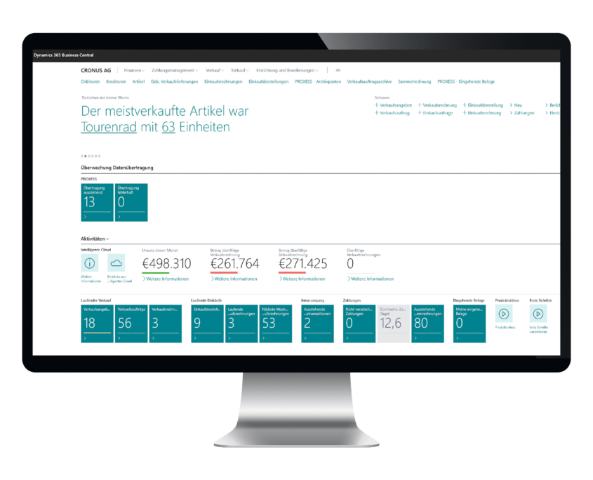 PROXESS_Business-Central-Dashboard