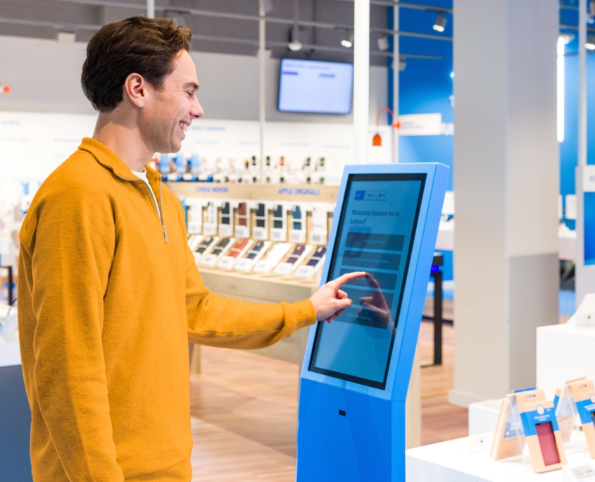 Coolblue Store Willkommenssäule