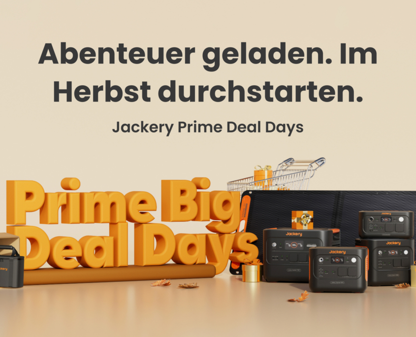 Jackery Deals an den Amazon Prime Deal Days