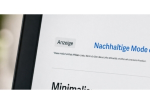 Affiliate Marketing Ethik I KI-generiert