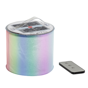 save-E RGB-Laterne eingeschaltet