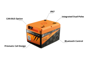 Liontron prismatische Serie 100AH transparent beschriftet