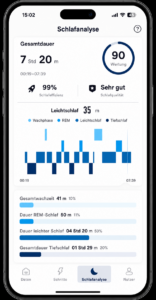 Blaupunkt App Schlafanalyse