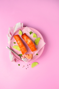 Lachsfilet-Portion