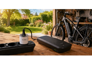 E-Pal Plug lädt E-Bike-Akku bei Sommerwetter