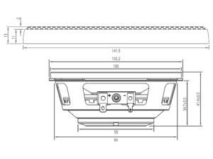 Blaupunkt-Classic-100-Cx_Abmessungen