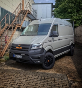 MAN TGE 4x4 mit Seikel-Fahrwerk und Differentialsperre